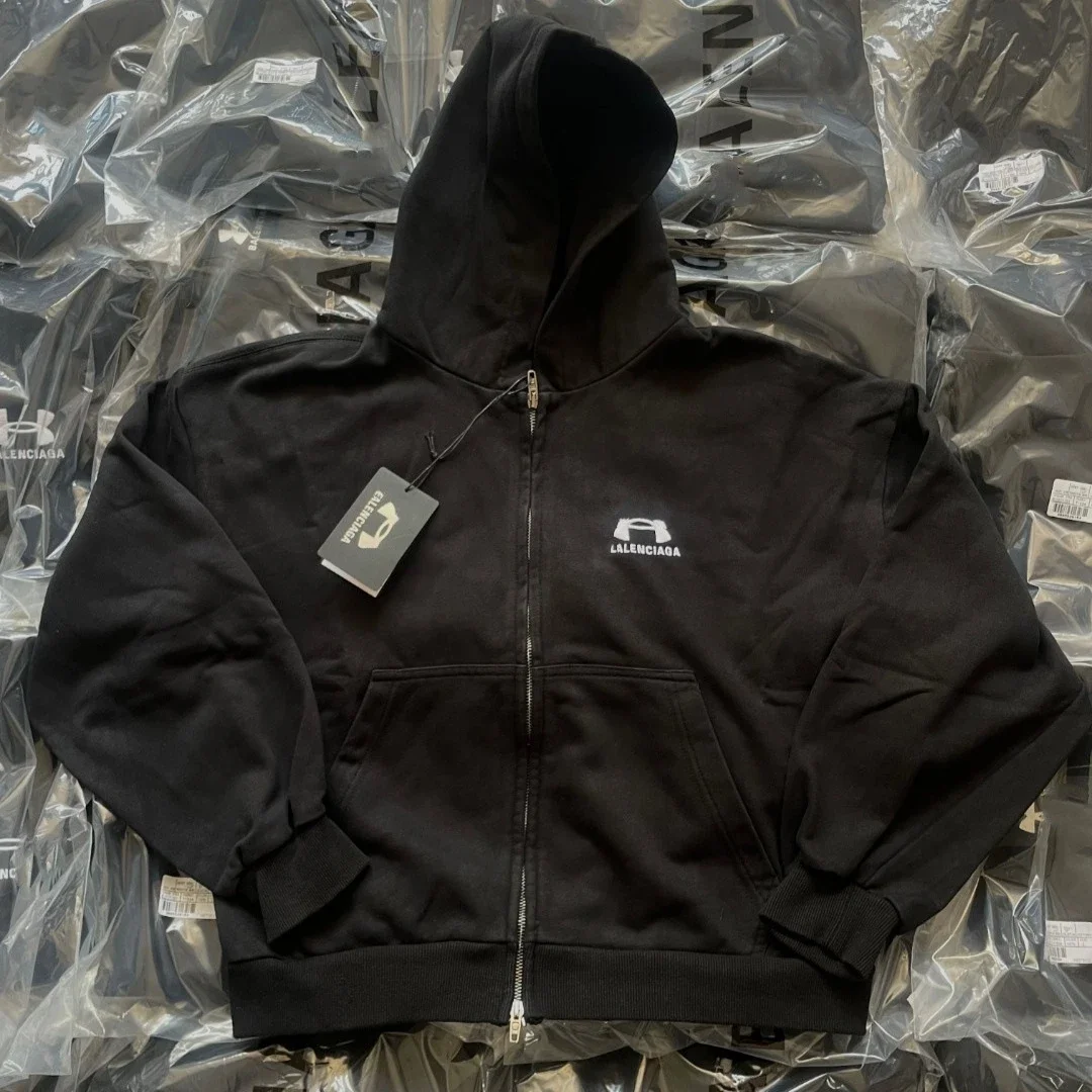 Balenciaga Unity Zip-Up Hoodie