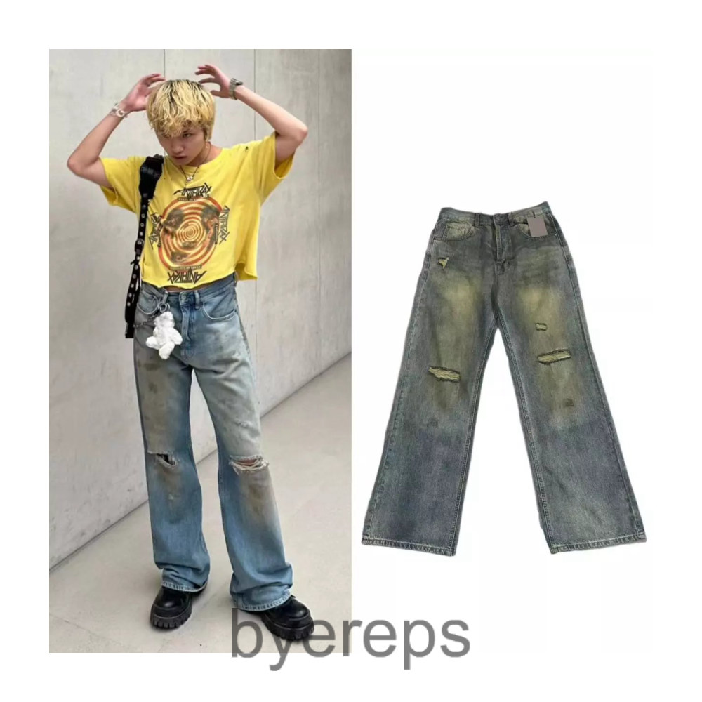 Balenciaga Waxed Denim