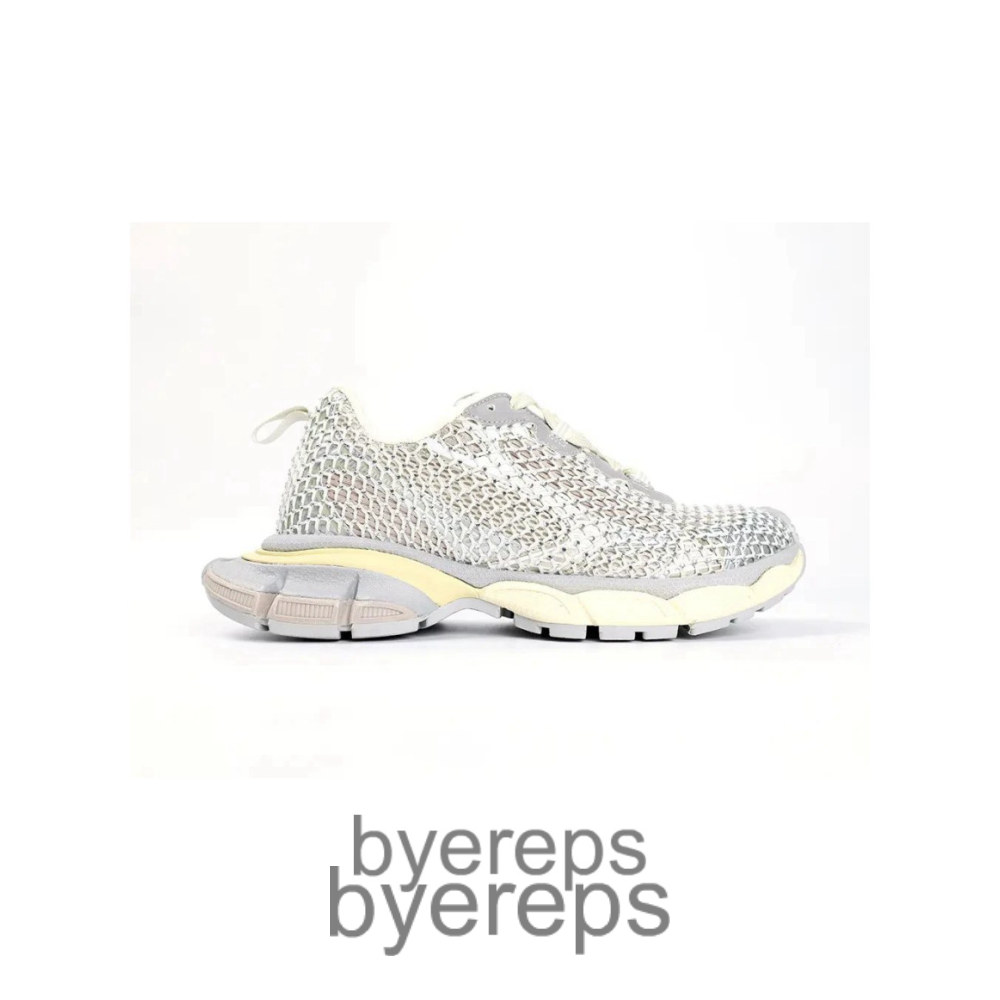 Balenciaga Women’S 3xl Fishnet Sneaker In Eggshell
