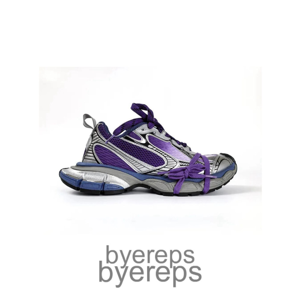 Balenciaga Women‘S 3xl Gradient Sneaker In Purple-Grey-Navy