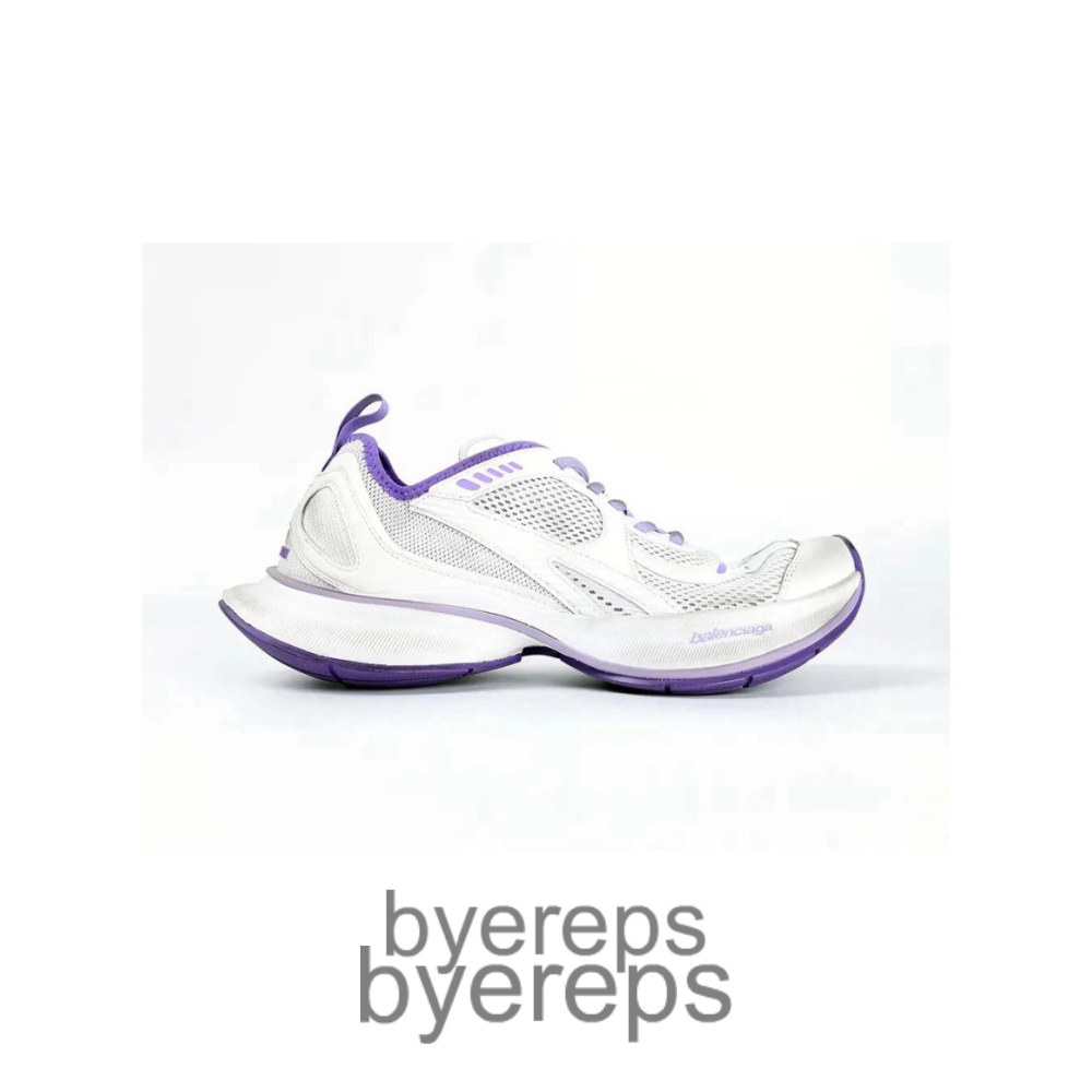 Balenciaga Women’S Circuit Sneaker In White-Purple