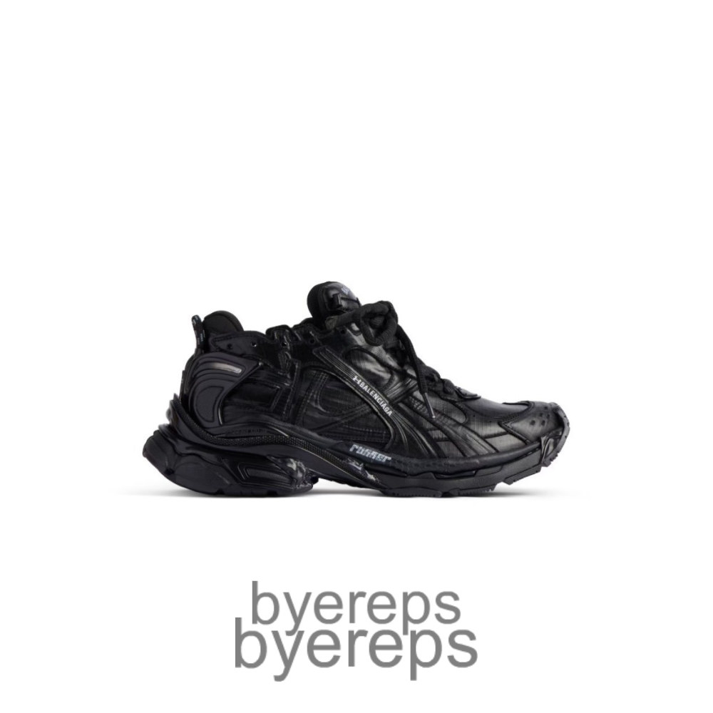 Balenciaga Women’S Under Armour Runner Ripstop Sneaker In Black
