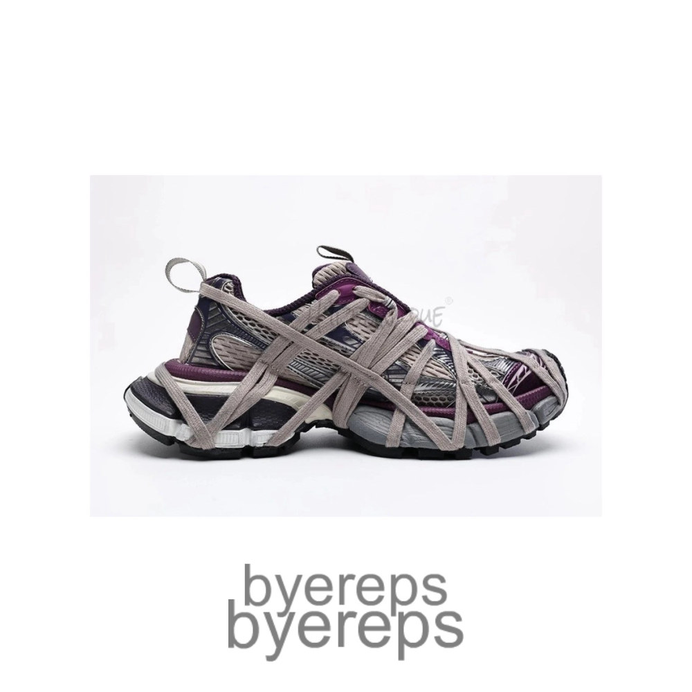 Balenciagaciaga 3xl Lace-Up Sneakers Purple