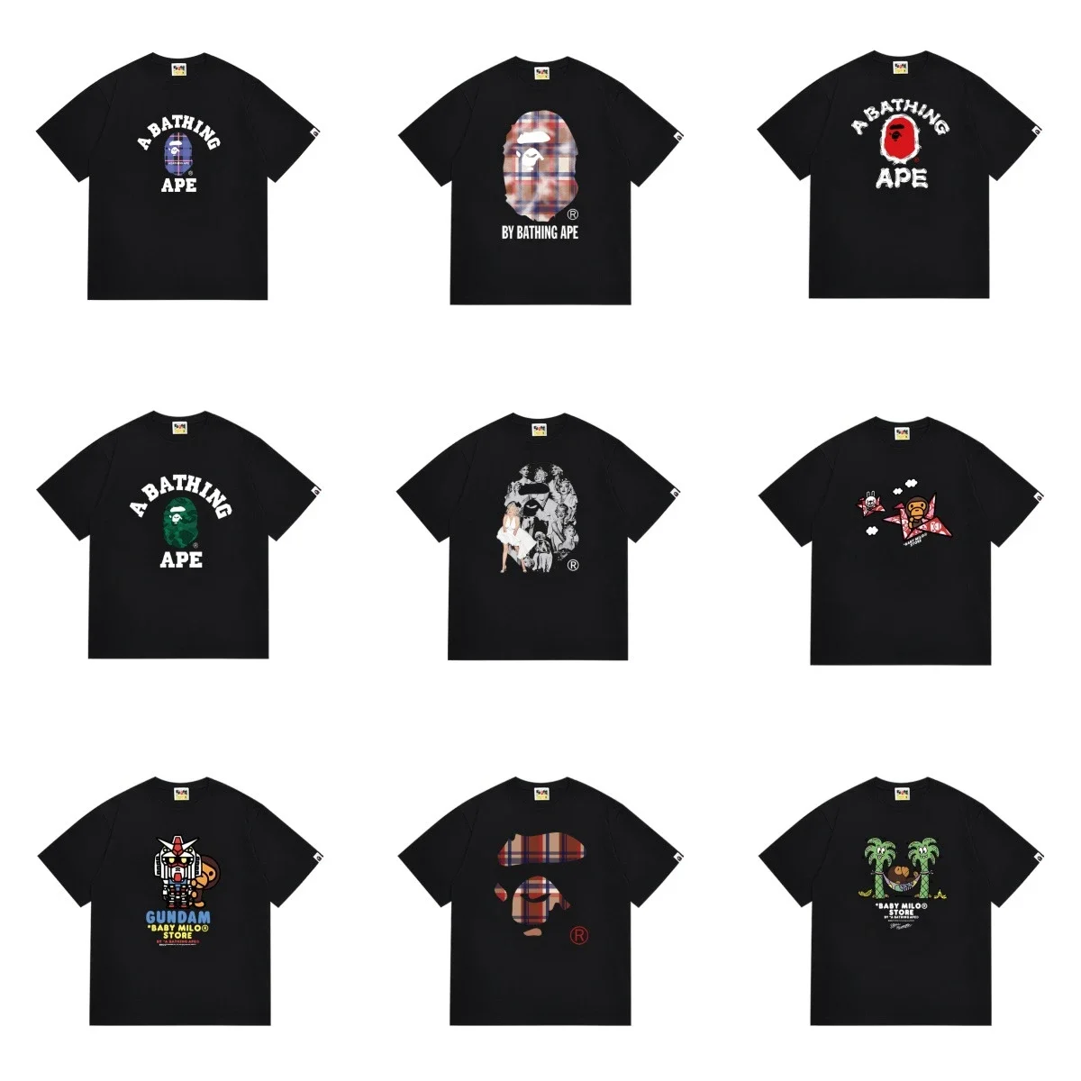 BAPE Ape Head T-Shirt Collection