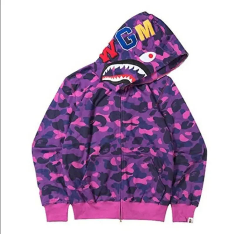 BAPE Color Camo Shark Hoodie