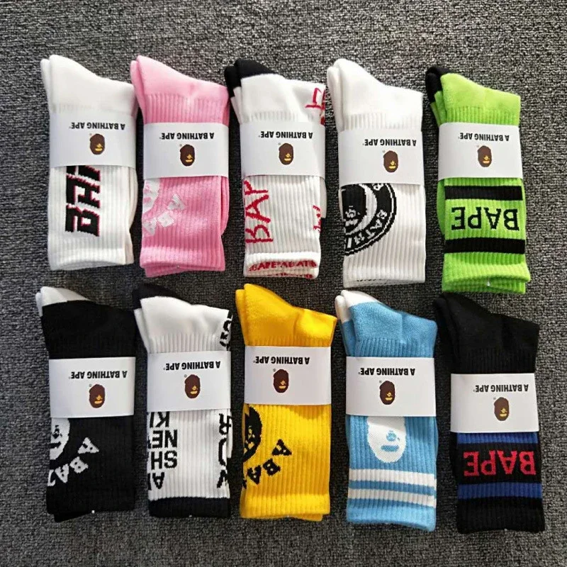 BAPE Logo Socks Collection