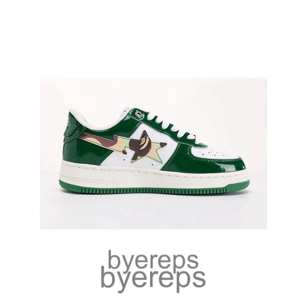 Bape Sta Dark Green Camo White