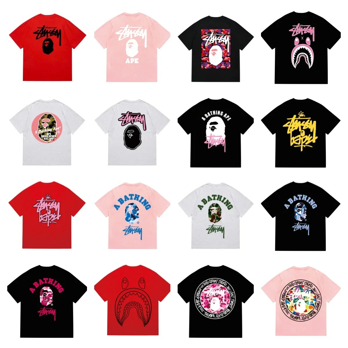 BAPE x Stussy T-Shirt