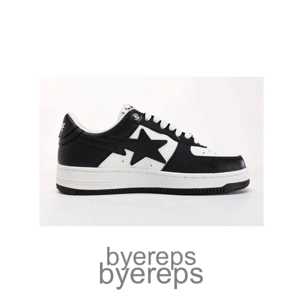 Bapesta #4 M1 Black Matter Leahter