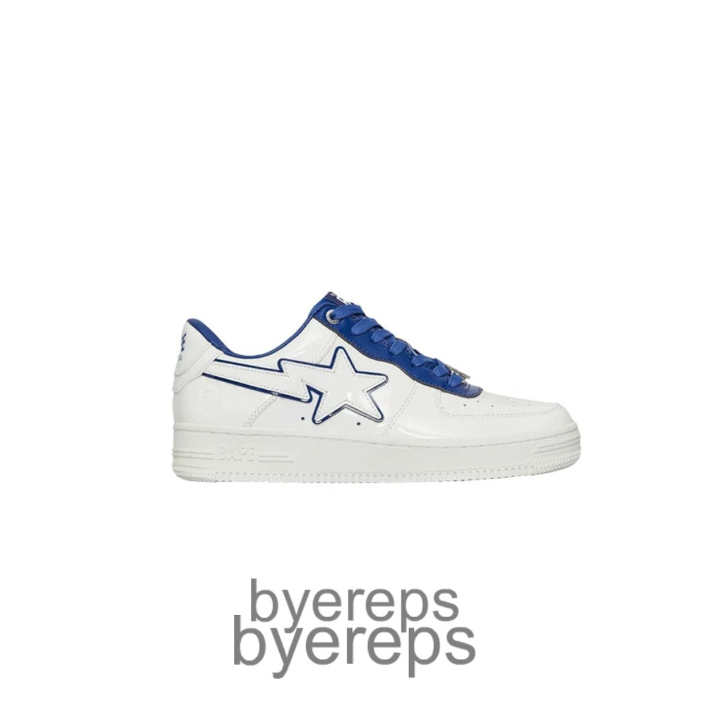 Bapesta #8 M1 White Navy