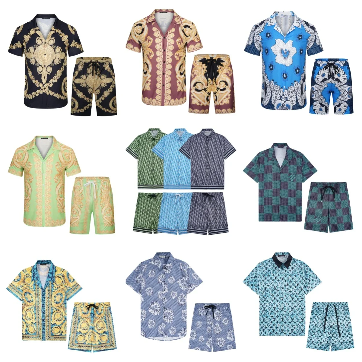 Baroque & Patterned Print Vacation Sets