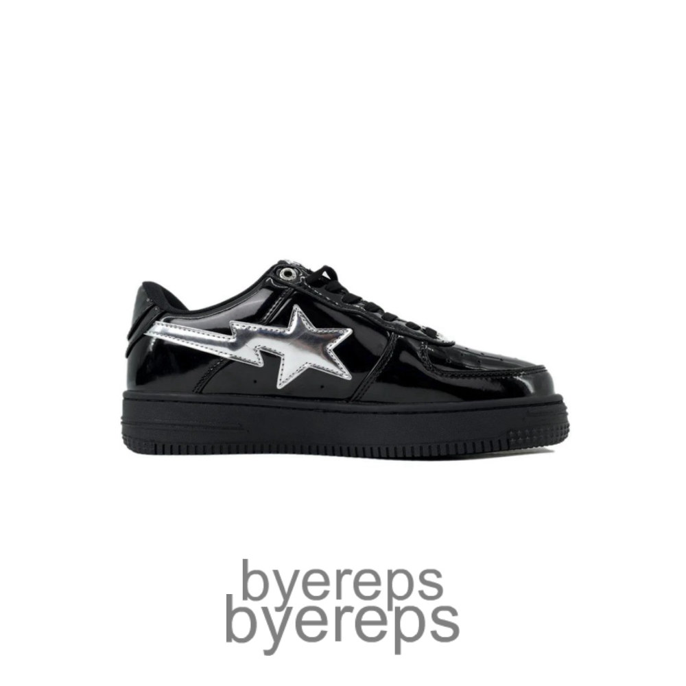 Bathing Ape Bape Sta Black Silver