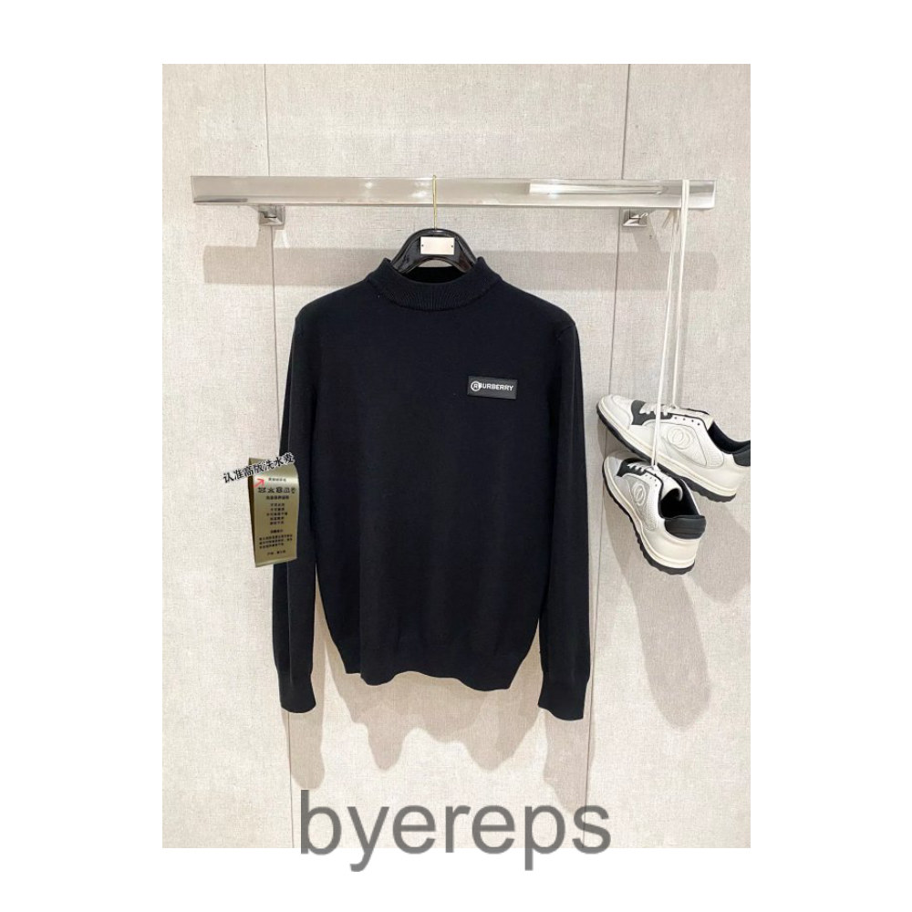 BBR Ba * Li 3 Standard Complete High Version Recognition High Version Wash Mark Half Turtleneck Sweater