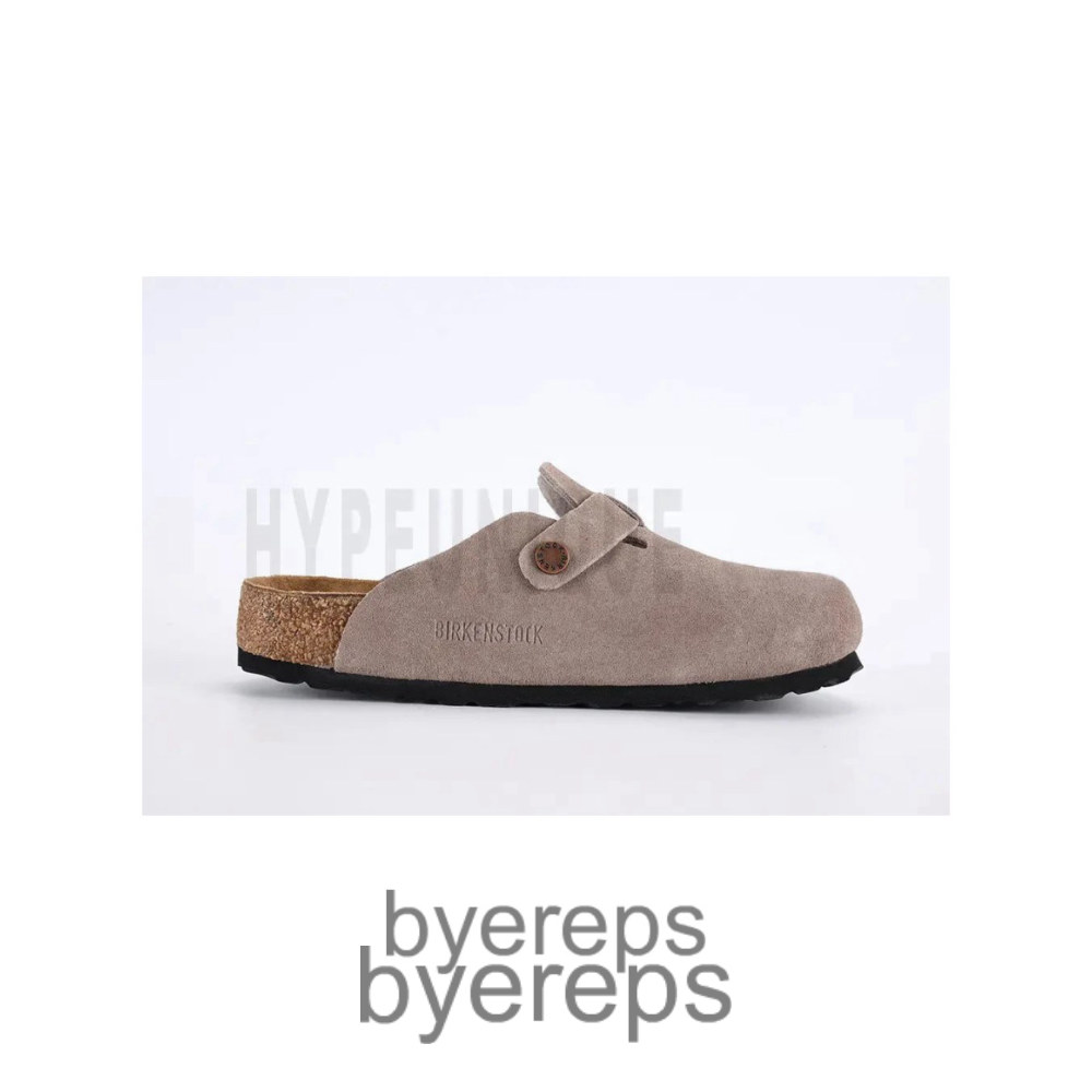 Birkenstock Boston Soft Suede Taupe
