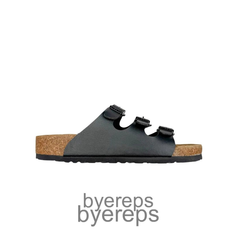 Birkenstock Florida Flex Platform Slides Black