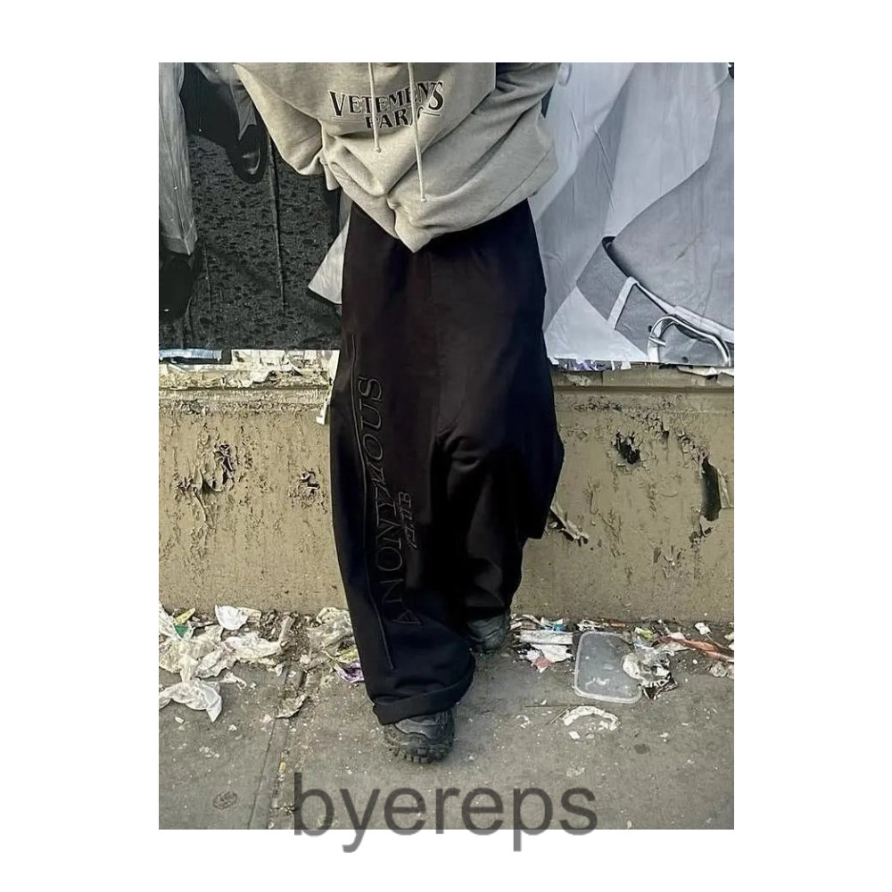 Unbranded Black Anonymous Club Sweatpants — photo 4 of 4
