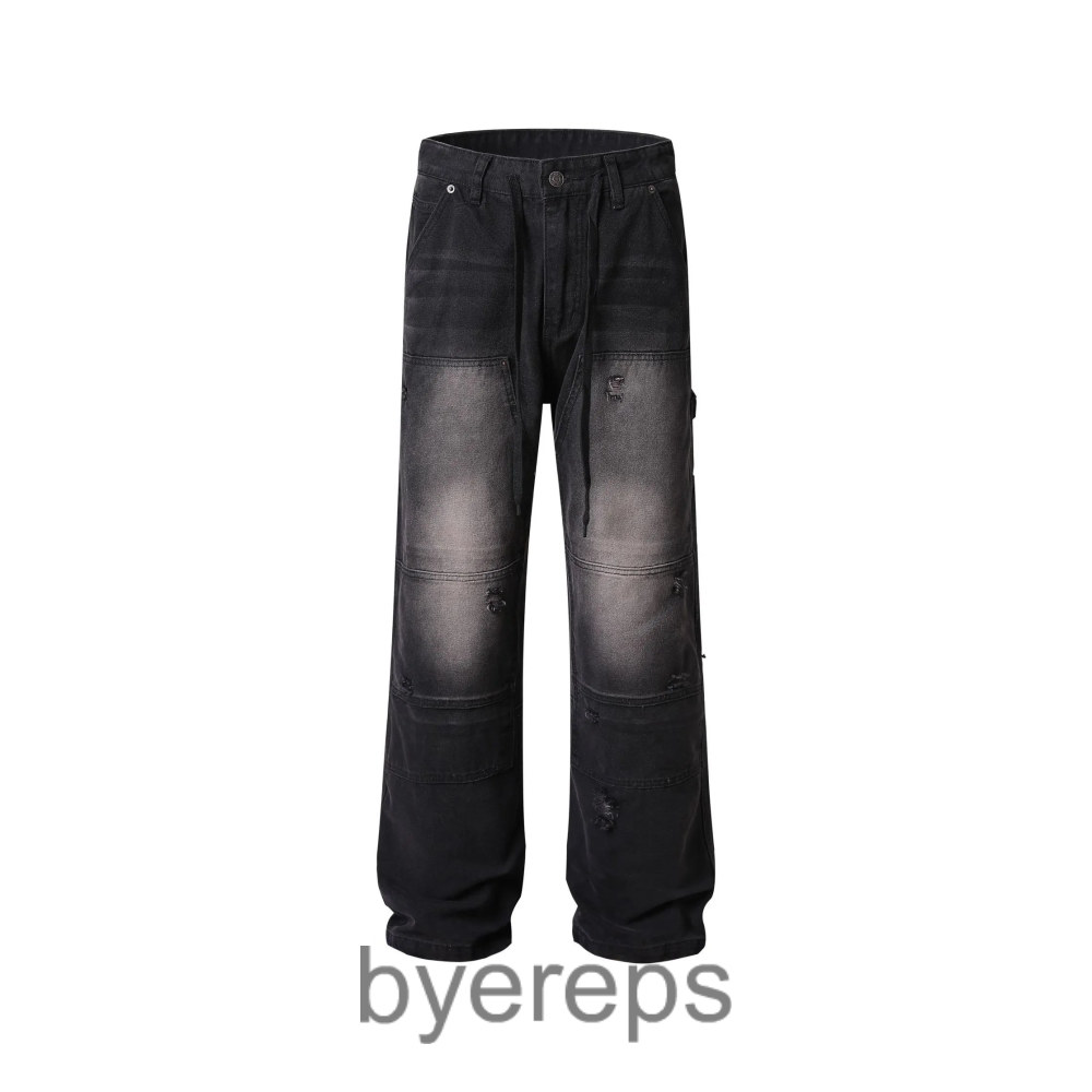 Unbranded Black denim cargos — photo 2 of 4