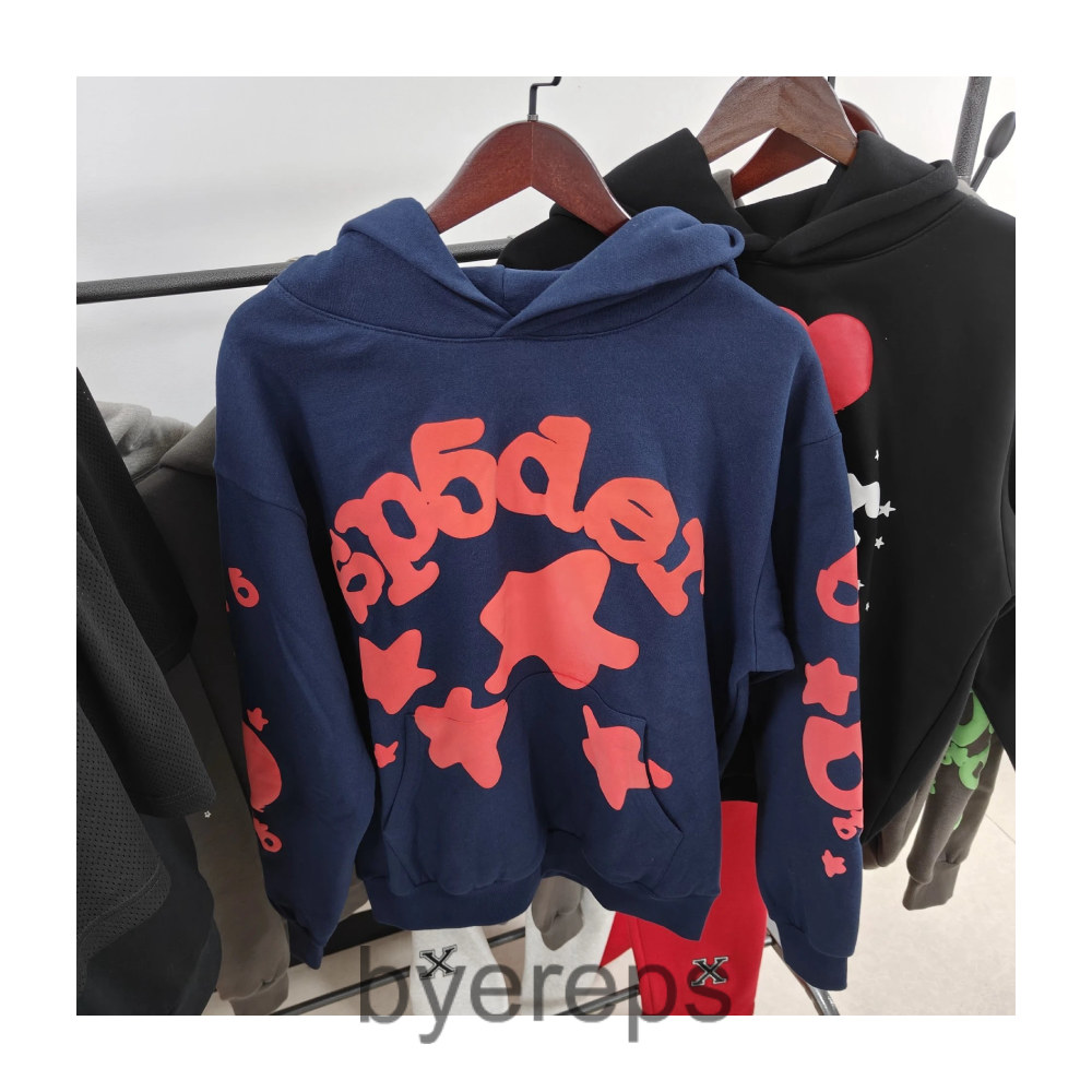Black Sp5der Websuit Hoodie
