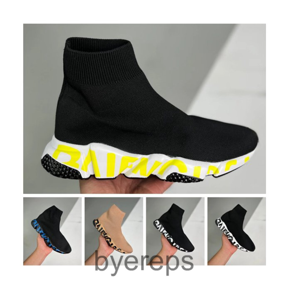 BLCG Balenciaga Socks Shoes sneakers 2.0 Generation Hollow Bottom Knitted Mid-Top Socks All-Match Jogging Shoes