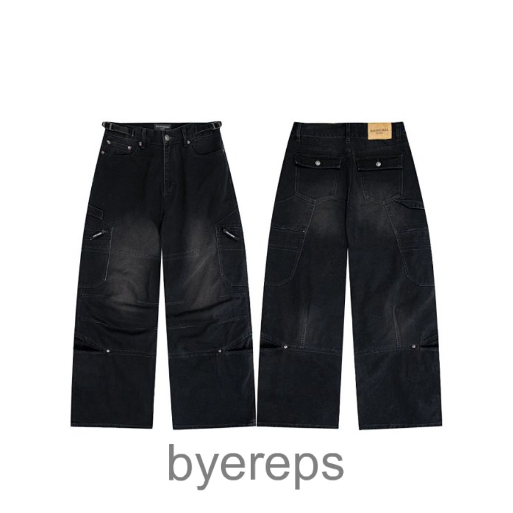 Blcg FW23 washed overalls lumber pants classic traditional overalls lumber pants version
