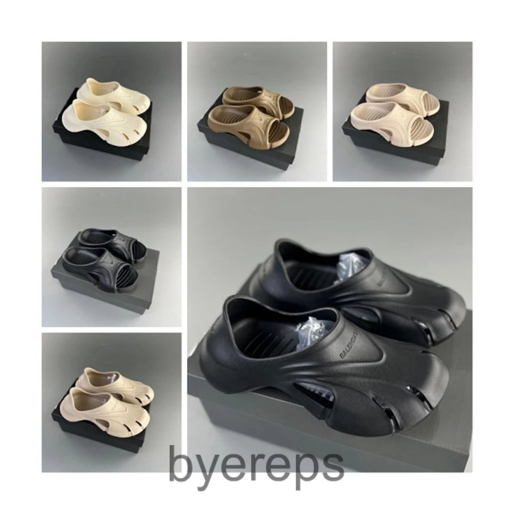 BLCG Paris Home Logo Pool Slides Summer Fashion Trend Explosions Fashion Week Street Shooting Trend Wading Sandals and Slippers Sandals