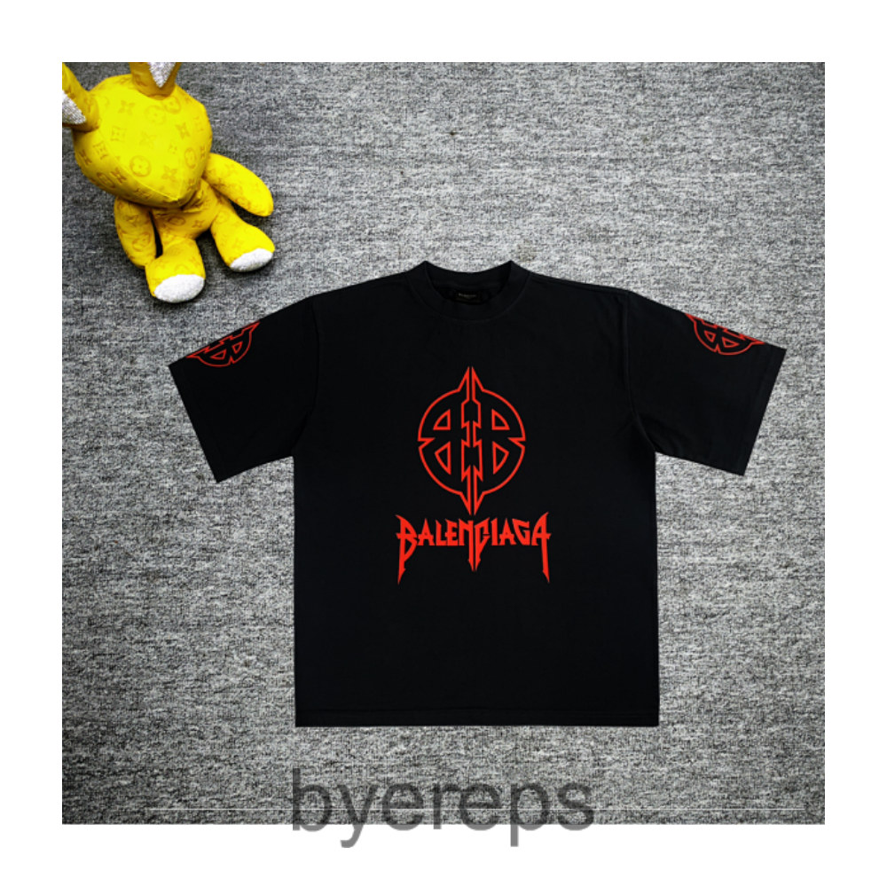 Blcg Paris Shaped Double-B Crack-Print Short-Sleeve Tee