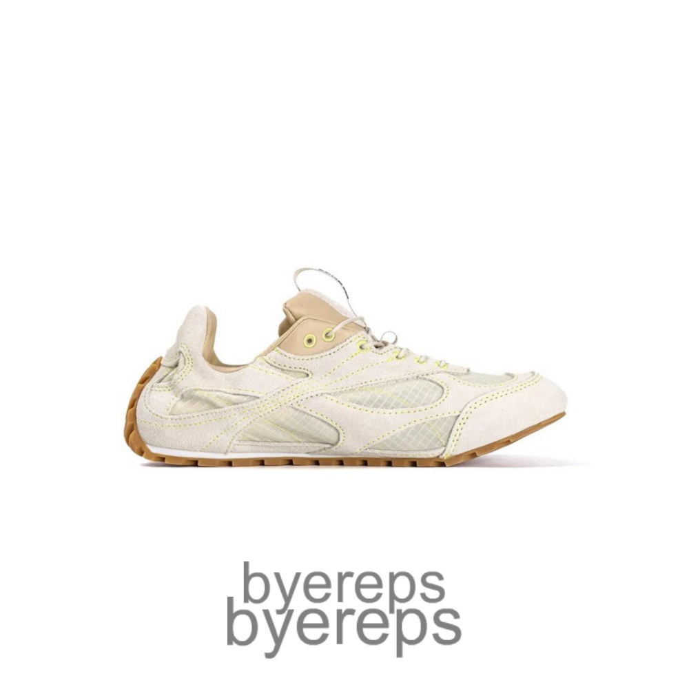 Bottega Venet Orbit Flash Sneakers Beige