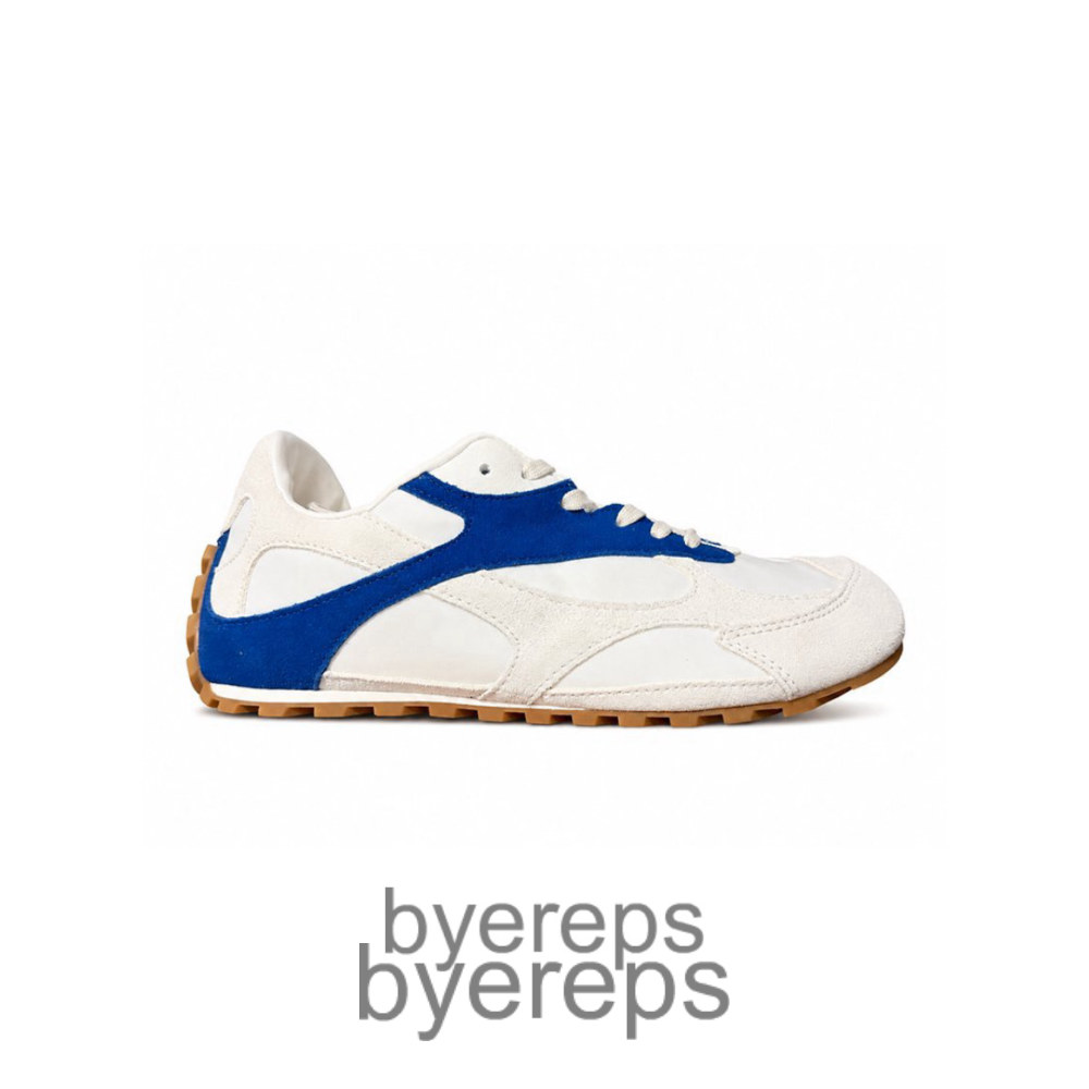 Bottega Veneta Orbit Flash Sneaker White Blue