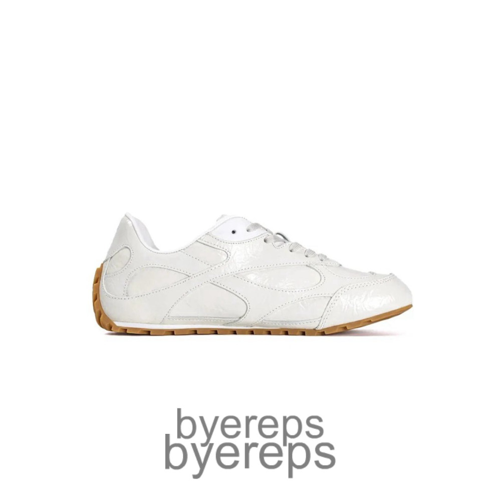 Bottega Veneta Orbit Flash Suede Cream