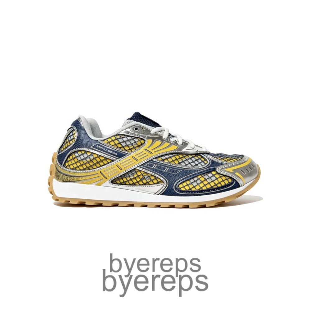 Bottega Veneta Orbit Sneaker Taxi Denim