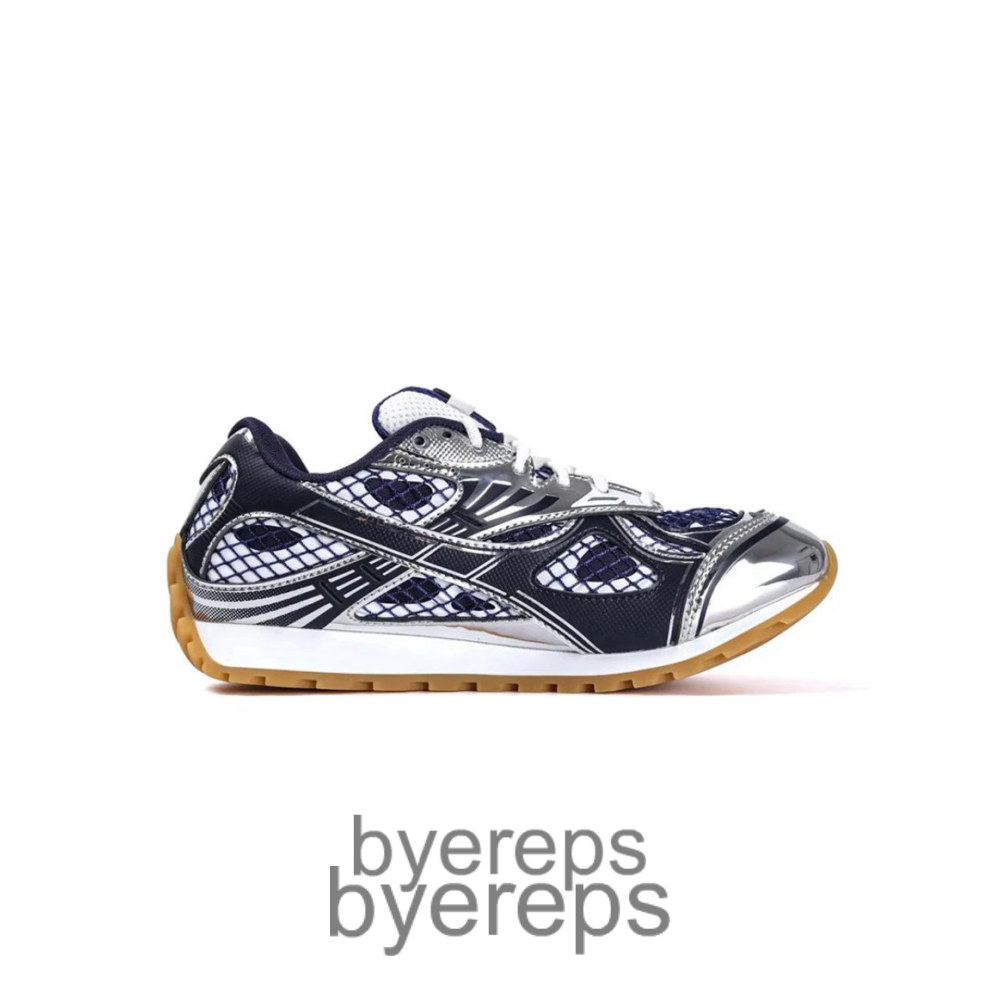 Bottega Veneta Orbit Sneakers Abyss Silver