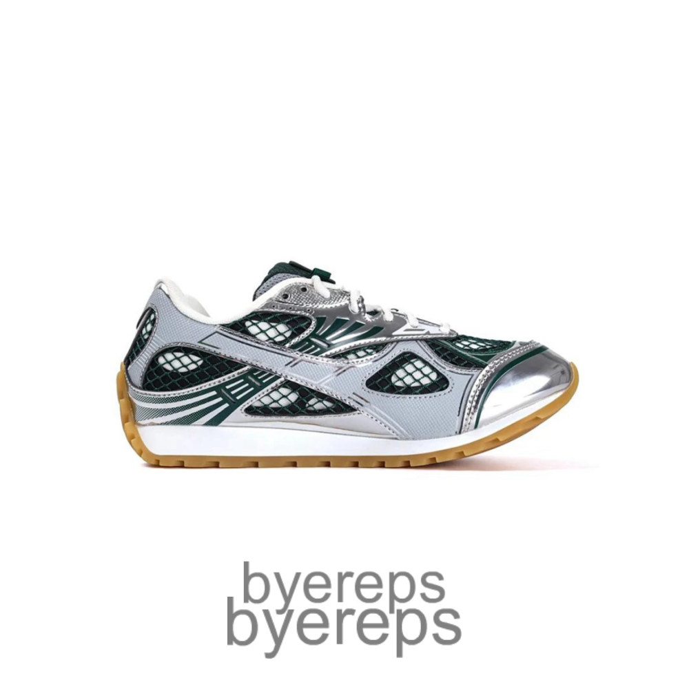 Bottega Veneta Orbit Sneakers Billard Silver