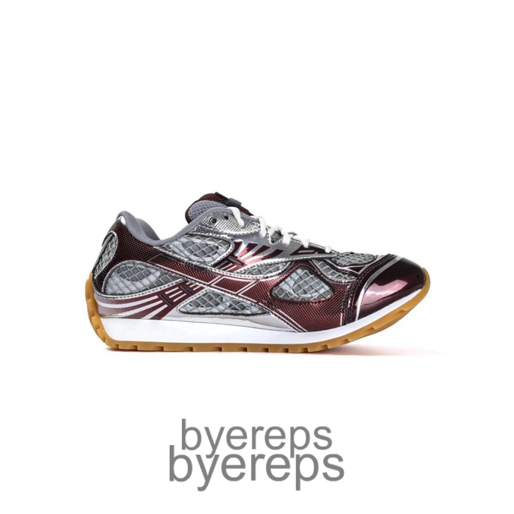 Bottega Veneta Orbit Sneakers Burgundy Merlot
