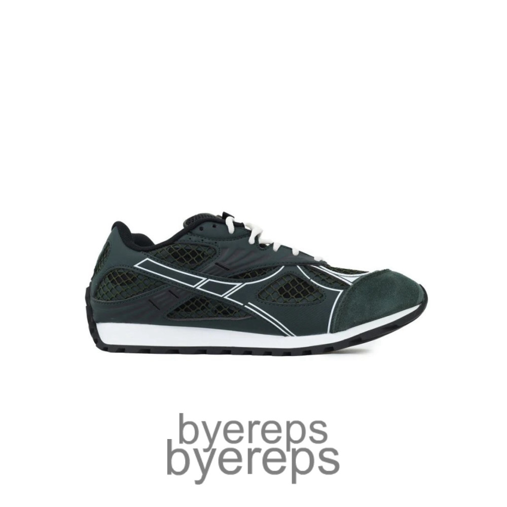 Bottega Veneta Orbit Sneakers Dark Green