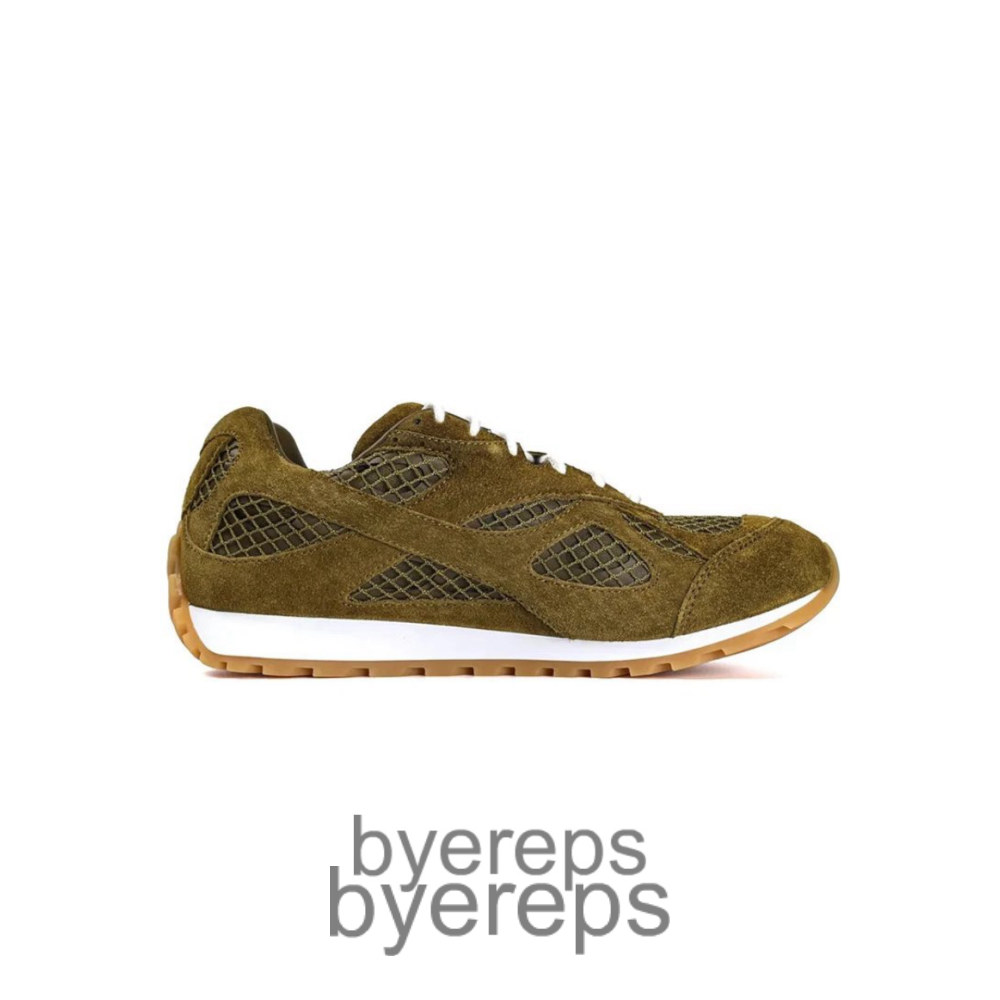 Bottega Veneta Orbit Sneakers Olive Oil