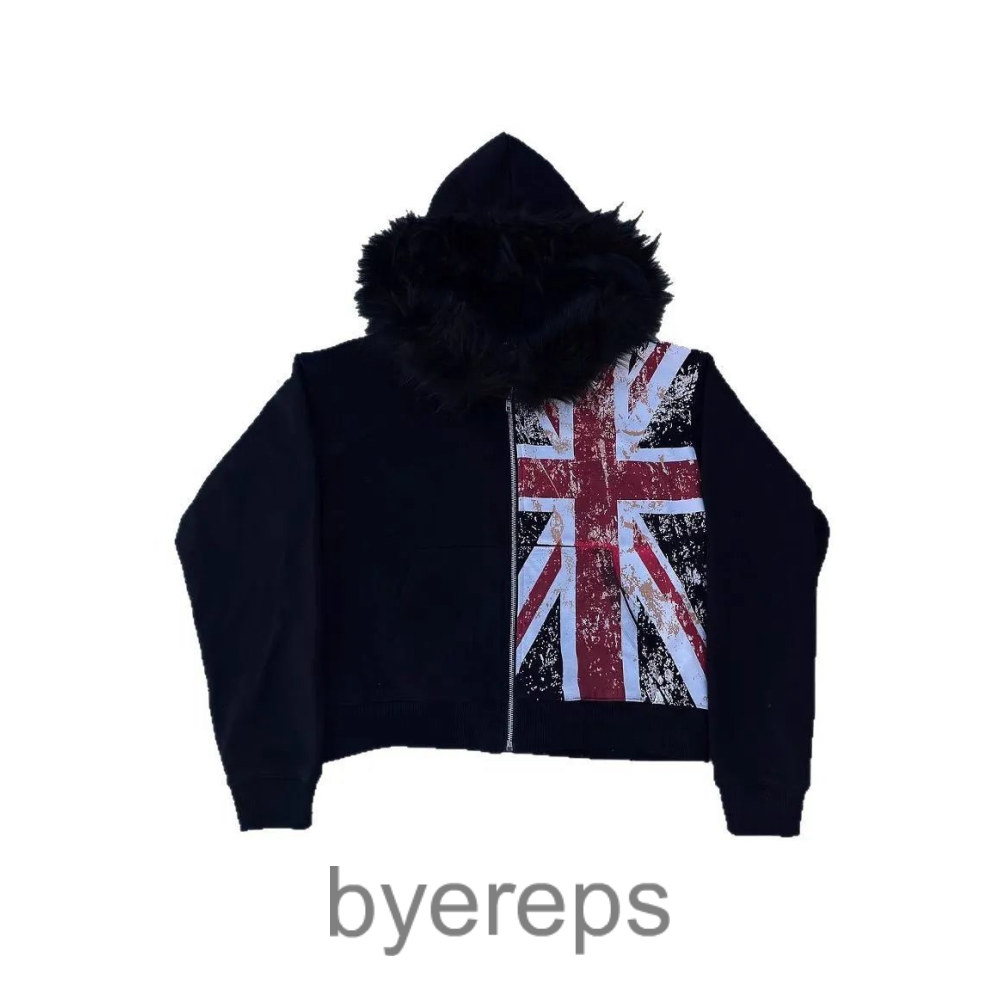 Unbranded British flag zip up hoodie — photo 2 of 4