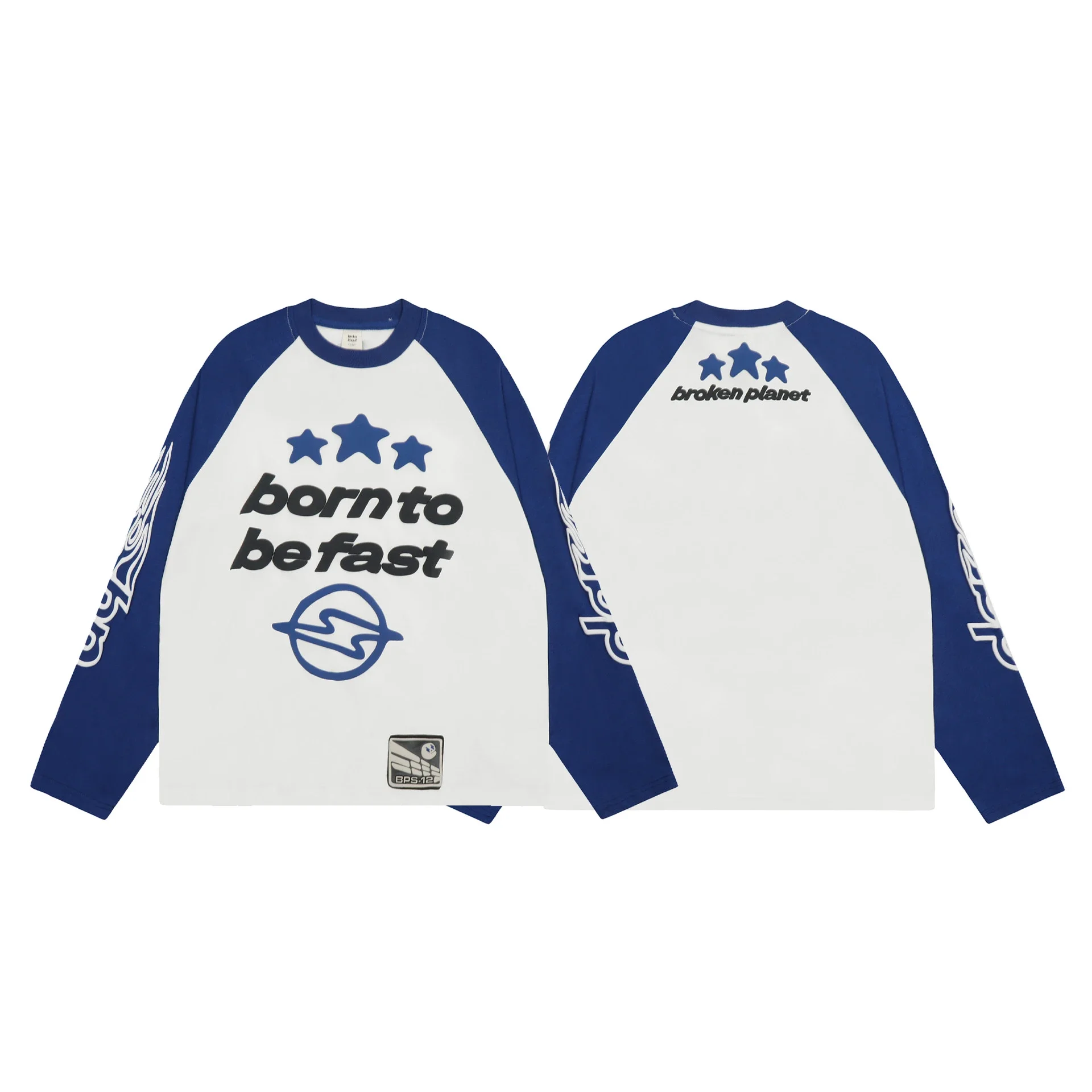 Broken Planet Raglan Long Sleeve Shirt