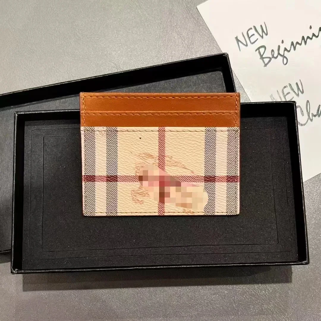 Burberry Check Card Holder