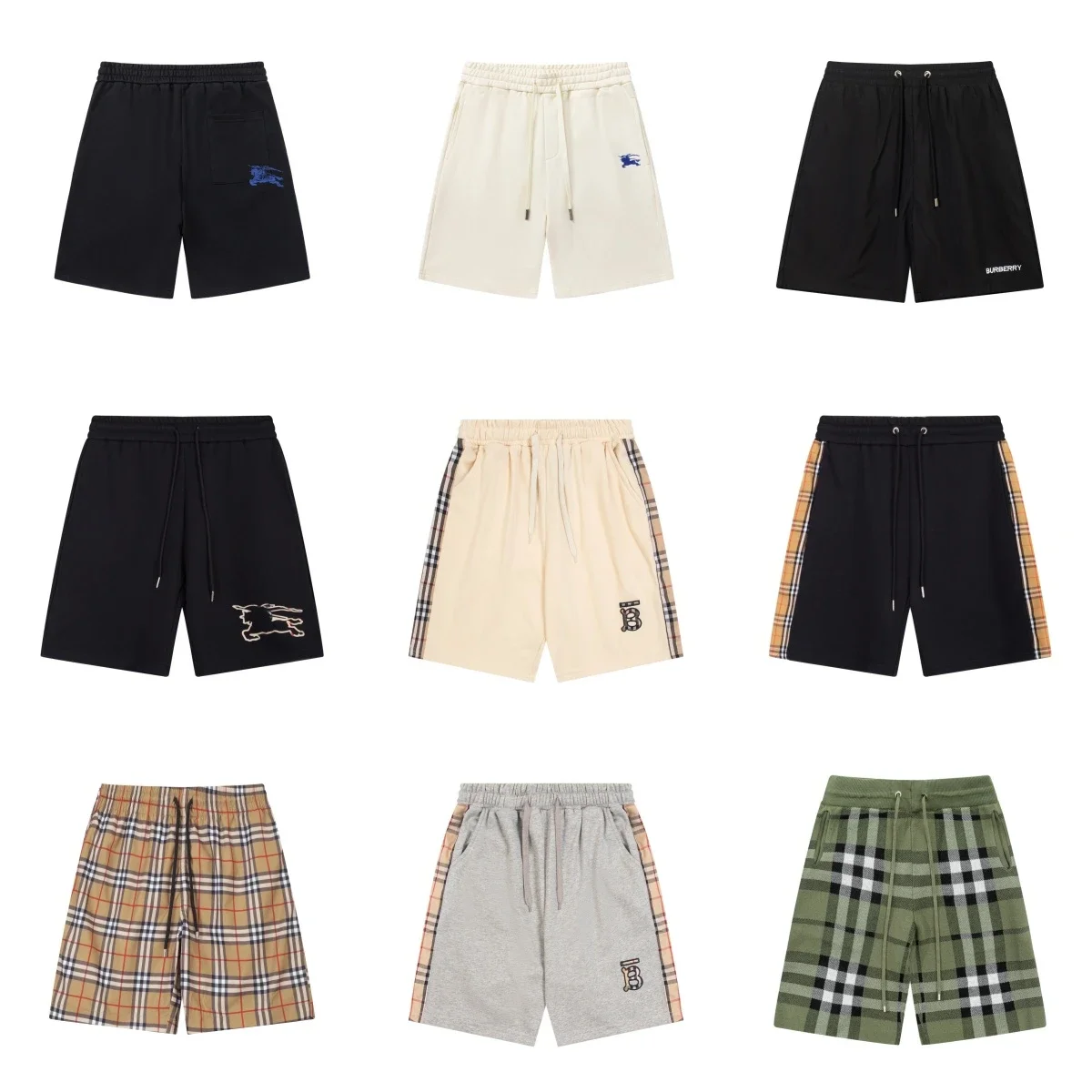 Burberry Check Print Shorts