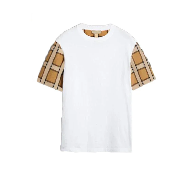 Burberry Check Sleeve T-Shirt