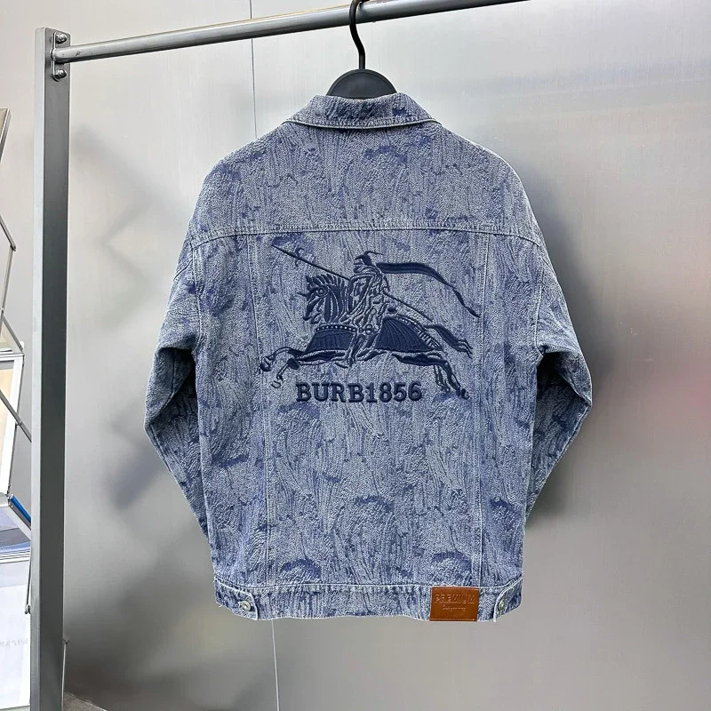 Burberry EKD Jacquard Denim Jacket