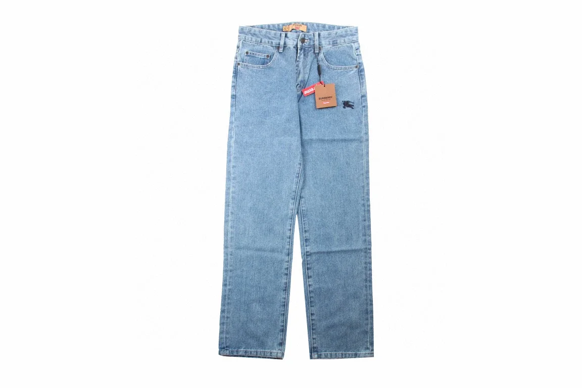 Burberry x Supreme Logo Jeans