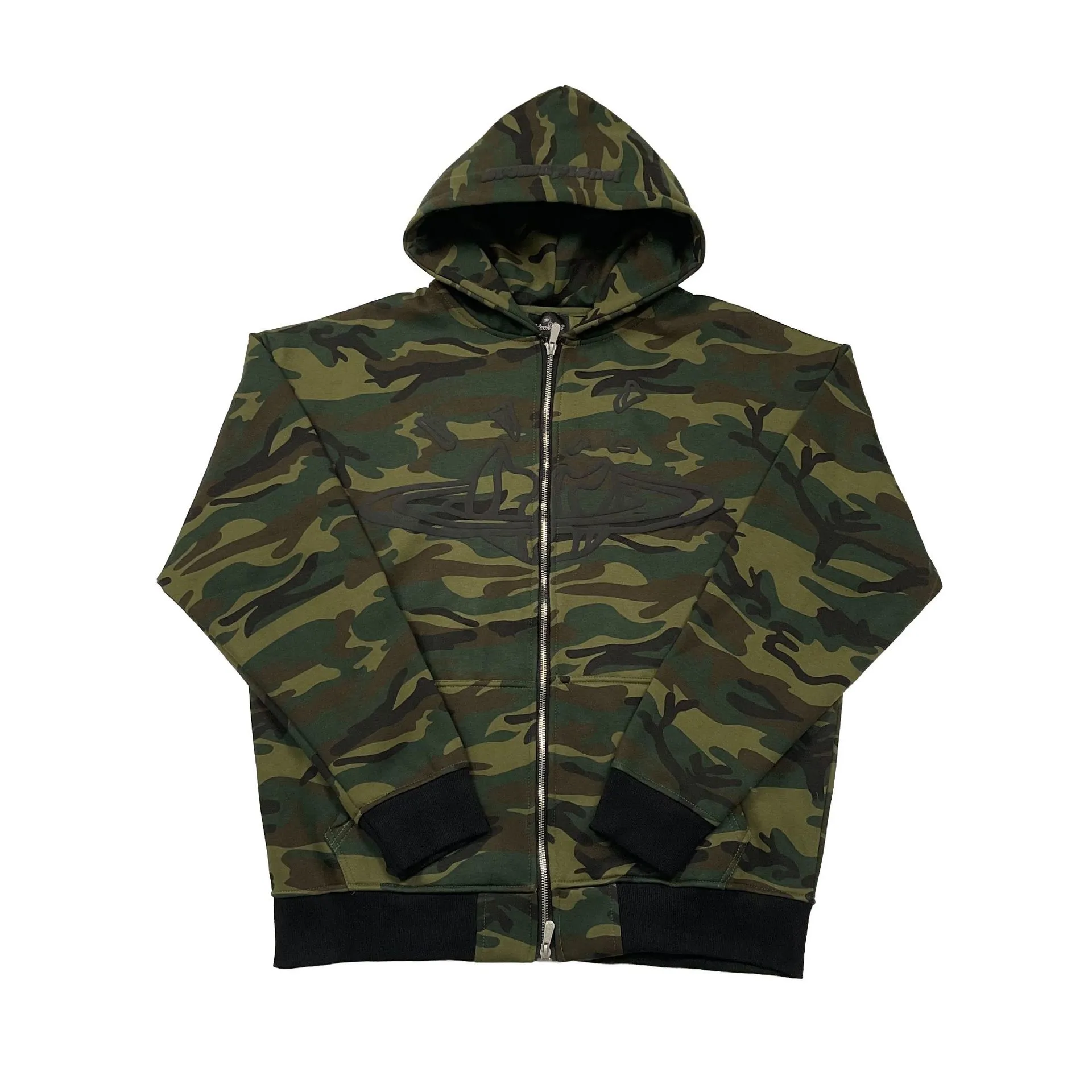 Camo Orb Logo Zip-Up Hoodie