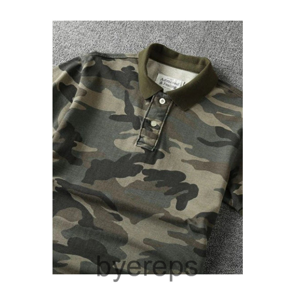 Camo Short-Sleeve Polo Shirt