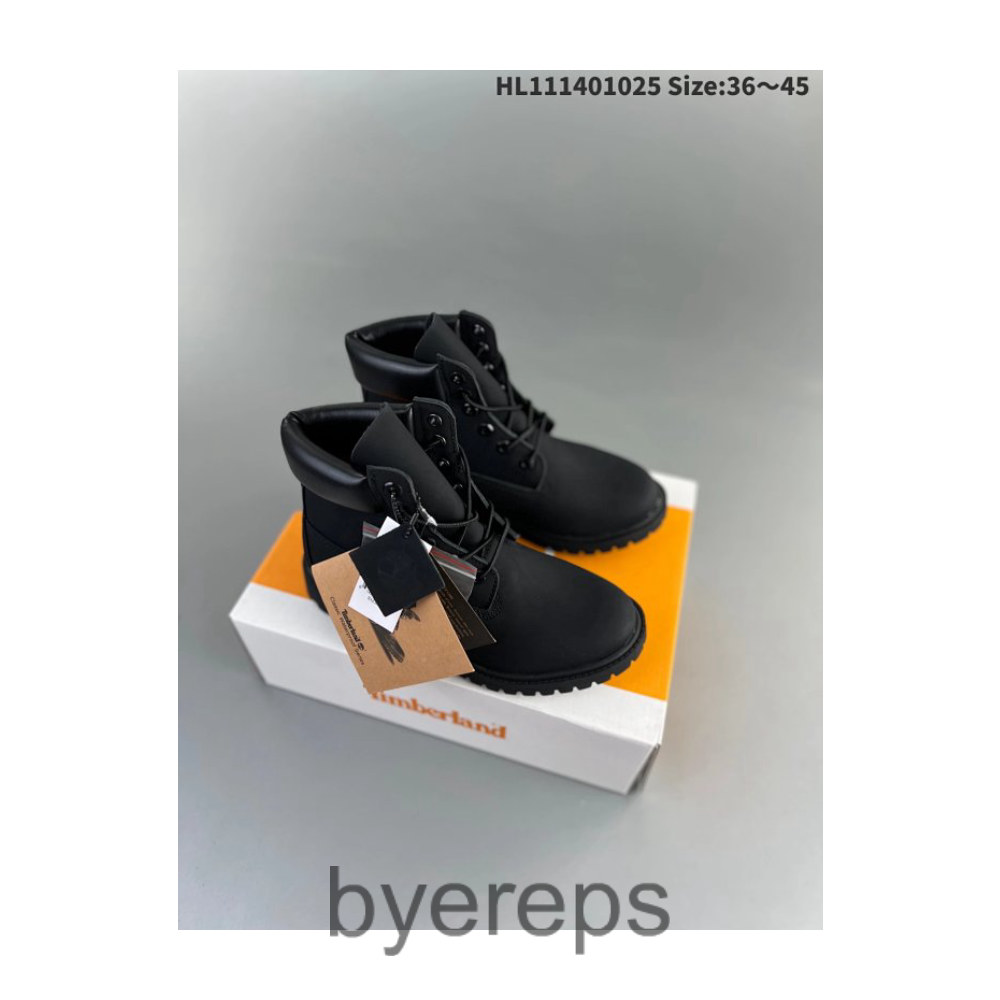 Can't Kick 10061 All Black Black High-top Workwear Boots Outdoor Shoes