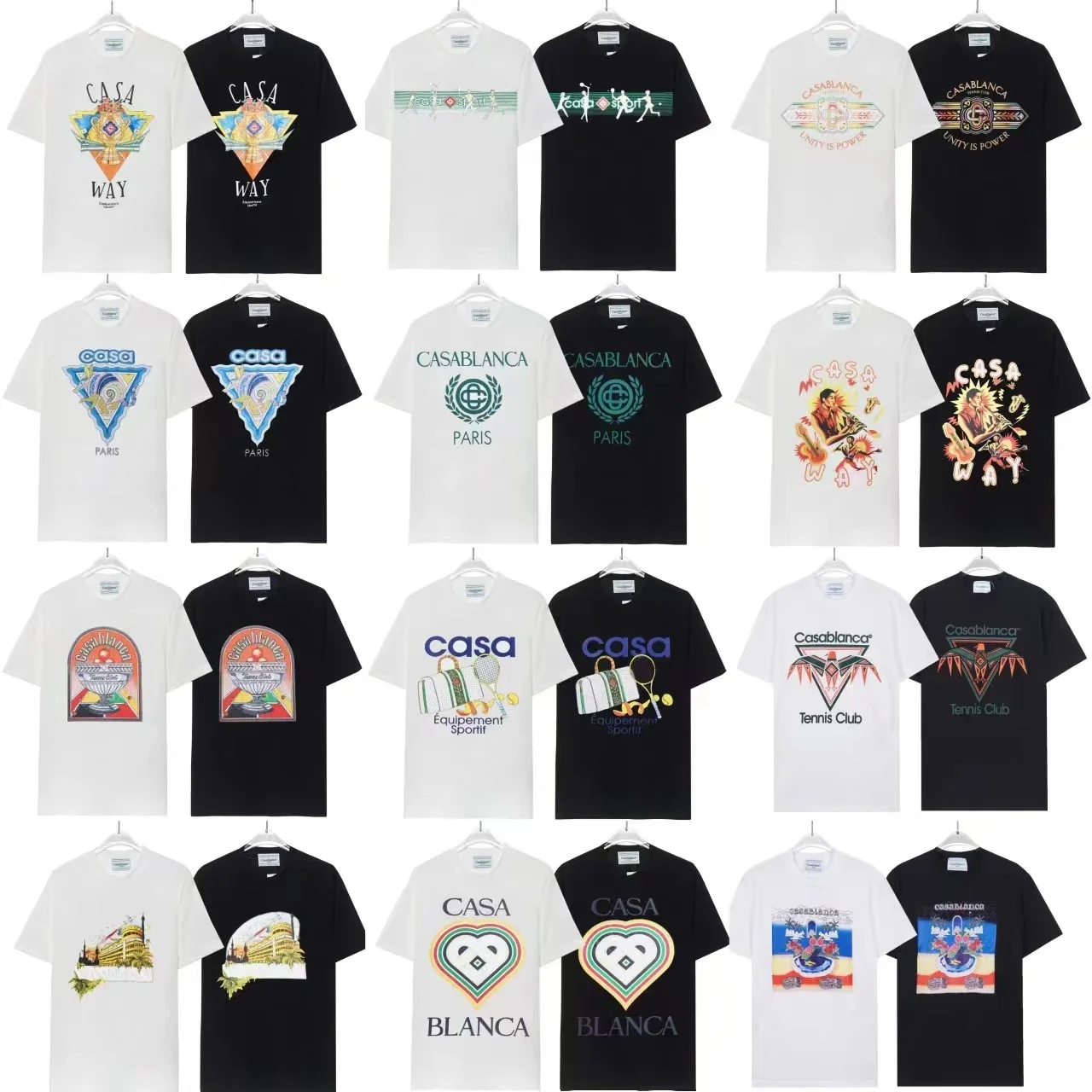 Casablanca Print T-Shirt Collection