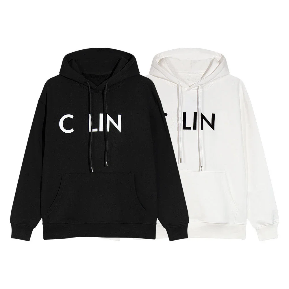 Celine Oversized "Celine" Print Hoodie