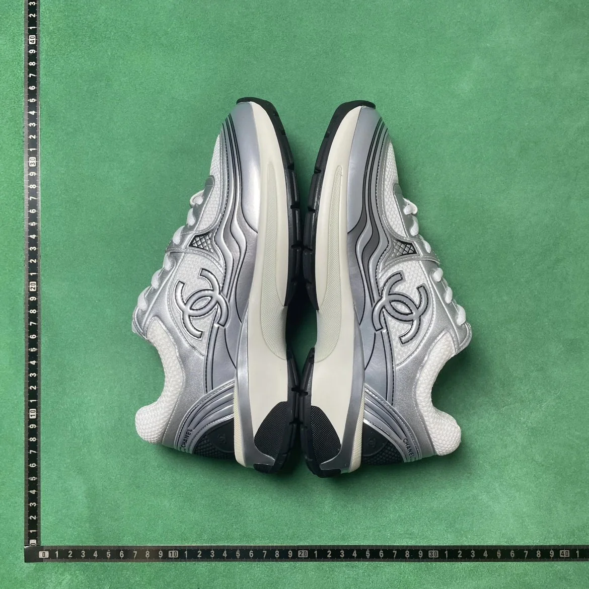 Chanel Runner Sneakers Silver