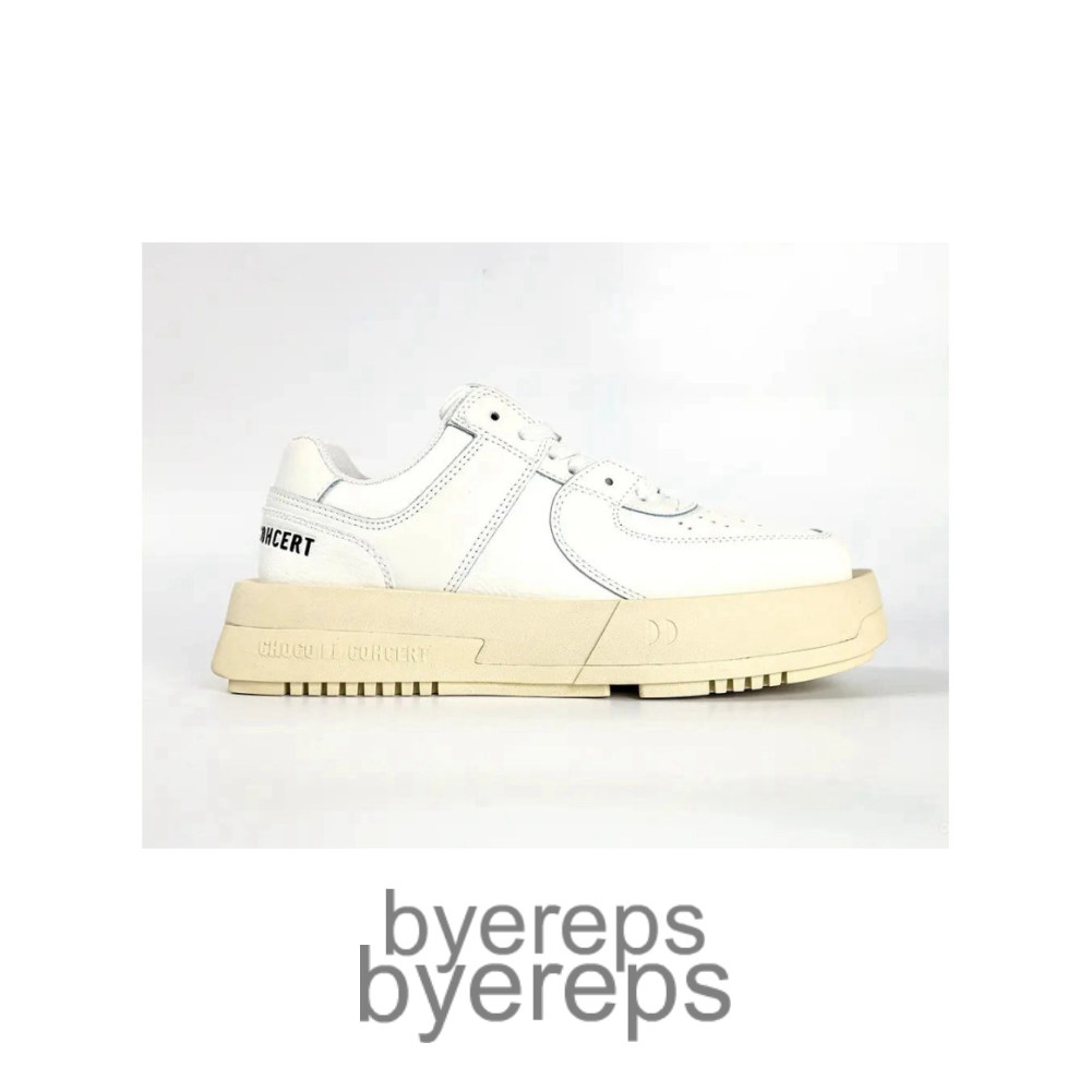 Choco Concert Leather Skateboarding White