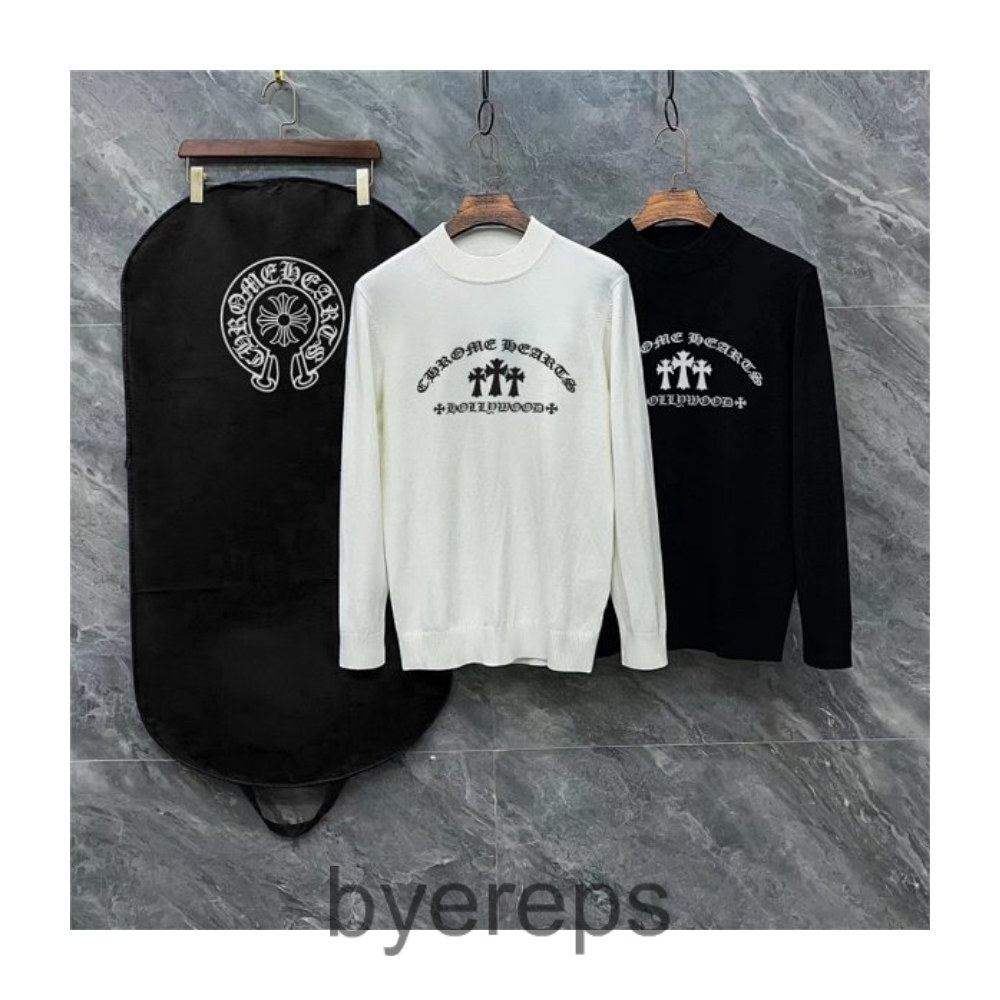 Chr0me 3 Standard Complete Exquisite Printed Half Turtleneck Sweater